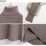 冬新作 袖チュール タートルネック | ShopNikoNiko | 詳細画像29 