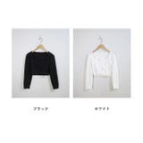 春新作 クロップド丈 シャーリングトップス | ShopNikoNiko | 詳細画像2
