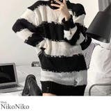 春新作 ダメージ加工 ボーダー | ShopNikoNiko | 詳細画像1