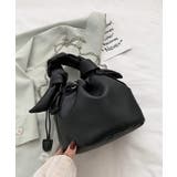 ブラック | 春新作 ワンハンドル 巾着バッグ | ShopNikoNiko