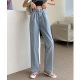 春新作 ハイウエスト ワイドデニムパンツ | ShopNikoNiko | 詳細画像5