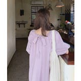 冬新作 バックリボン パフスリーブワンピース | ShopNikoNiko | 詳細画像9