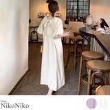 冬新作 バックリボン パフスリーブワンピース | ShopNikoNiko | 詳細画像1
