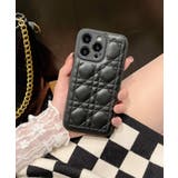 ブラック | キルティング スマホケース iphoneケース | ShopNikoNiko