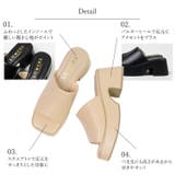 冬新作 バルキーヒール 厚底サンダル | ShopNikoNiko | 詳細画像6 