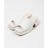 冬新作 バルキーヒール 厚底サンダル | ShopNikoNiko | 詳細画像17 