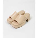 冬新作 バルキーヒール 厚底サンダル | ShopNikoNiko | 詳細画像19 