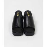 冬新作 バルキーヒール 厚底サンダル | ShopNikoNiko | 詳細画像20 