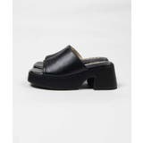 冬新作 バルキーヒール 厚底サンダル | ShopNikoNiko | 詳細画像21 