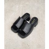 冬新作 バルキーヒール 厚底サンダル | ShopNikoNiko | 詳細画像10 