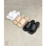 冬新作 バルキーヒール 厚底サンダル | ShopNikoNiko | 詳細画像13 