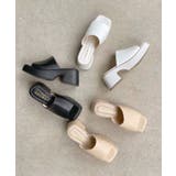 冬新作 バルキーヒール 厚底サンダル | ShopNikoNiko | 詳細画像15 