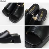 冬新作 バルキーヒール 厚底サンダル | ShopNikoNiko | 詳細画像27 