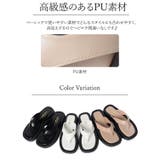 春新作 フェイクレザー スクエアトングサンダル | ShopNikoNiko | 詳細画像5