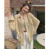 イエロー | 春新作 シアーシャツ ma | ShopNikoNiko