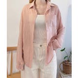 ピンク | 春新作 シアーシャツ ma | ShopNikoNiko