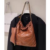 ブラウン | 冬新作 ミニポーチ付き キルティング | ShopNikoNiko