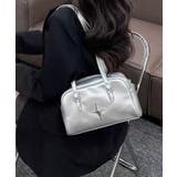 シルバー | 冬新作 ダイヤロゴ フェイクレザー | ShopNikoNiko