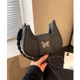 ブラック | 冬新作 バタフライ ハーフムーン | ShopNikoNiko