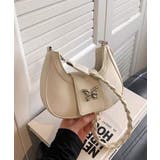 ホワイト | 冬新作 バタフライ ハーフムーン | ShopNikoNiko