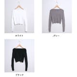春新作 クロップド丈 袖ボタン | ShopNikoNiko | 詳細画像2
