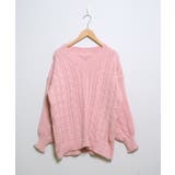春新作 Vネック ケーブル編みニット | ShopNikoNiko | 詳細画像25