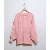 春新作 Vネック ケーブル編みニット | ShopNikoNiko | 詳細画像28
