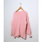 春新作 Vネック ケーブル編みニット | ShopNikoNiko | 詳細画像29