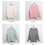 春新作 Vネック ケーブル編みニット | ShopNikoNiko | 詳細画像2