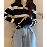 春新作 ハーフジップ ボーダー | ShopNikoNiko | 詳細画像18