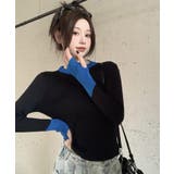 春新作 フィンガーホール 配色 | ShopNikoNiko | 詳細画像5