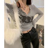 春新作 フォトプリント スリットネック | ShopNikoNiko | 詳細画像9