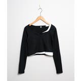 冬新作 ショート丈 レイヤード風 | ShopNikoNiko | 詳細画像17 