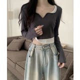 冬新作 ショート丈 レイヤード風 | ShopNikoNiko | 詳細画像15 