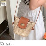 春新作 バケツ型 ミニショルダーかごバッグ | ShopNikoNiko | 詳細画像1