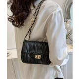 ブラック | 冬新作 ボールチェーン キルティング | ShopNikoNiko