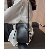 ブラック | 春新作 フェイクレザー スクエア | ShopNikoNiko