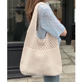 ブラック | 冬新作 ニット編み トライアングル | ShopNikoNiko