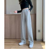 冬新作 ハイウエスト ワイドスウェットパンツ | ShopNikoNiko | 詳細画像7