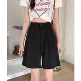 ブラック | 春新作 ハイウエスト スラックス | ShopNikoNiko