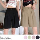 春新作 ハイウエスト スラックス | ShopNikoNiko | 詳細画像1