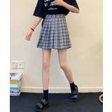 春新作 チェック柄 ハイウエスト | ShopNikoNiko | 詳細画像5