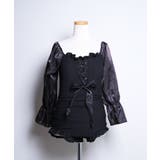 春新作 シースルーパフスリーブ 長袖ワンピース水着 | ShopNikoNiko | 詳細画像10