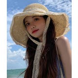 冬新作 レースリボン付き 麦わら帽子 | ShopNikoNiko | 詳細画像5
