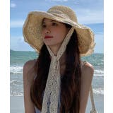 冬新作 レースリボン付き 麦わら帽子 | ShopNikoNiko | 詳細画像6