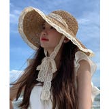 冬新作 レースリボン付き 麦わら帽子 | ShopNikoNiko | 詳細画像7