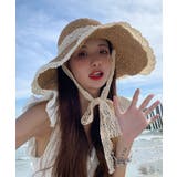 冬新作 レースリボン付き 麦わら帽子 | ShopNikoNiko | 詳細画像9