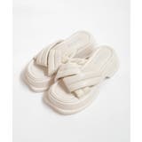 冬新作 クロスベルト 厚底サンダル | ShopNikoNiko | 詳細画像12 