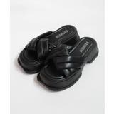 冬新作 クロスベルト 厚底サンダル | ShopNikoNiko | 詳細画像13 