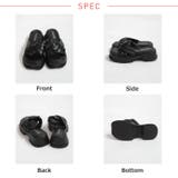 冬新作 クロスベルト 厚底サンダル | ShopNikoNiko | 詳細画像22 